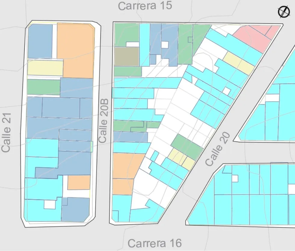Relación del edificio con el espacio público propuesto.